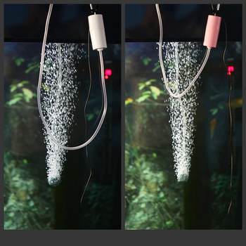 Кислородна въздушна помпа за аквариум Преносими USB безшумни въздушни помпи с въздушен камък Аератор за аквариум Мини кислородна помпа Аксесоари за аквариум