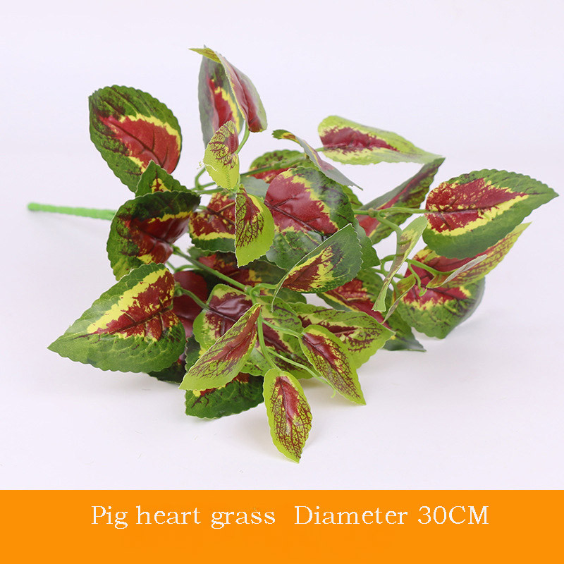 Planta artificiala din plastic arbore verde pentru decorarea nuntii de gradina frunze false false decor de Craciun