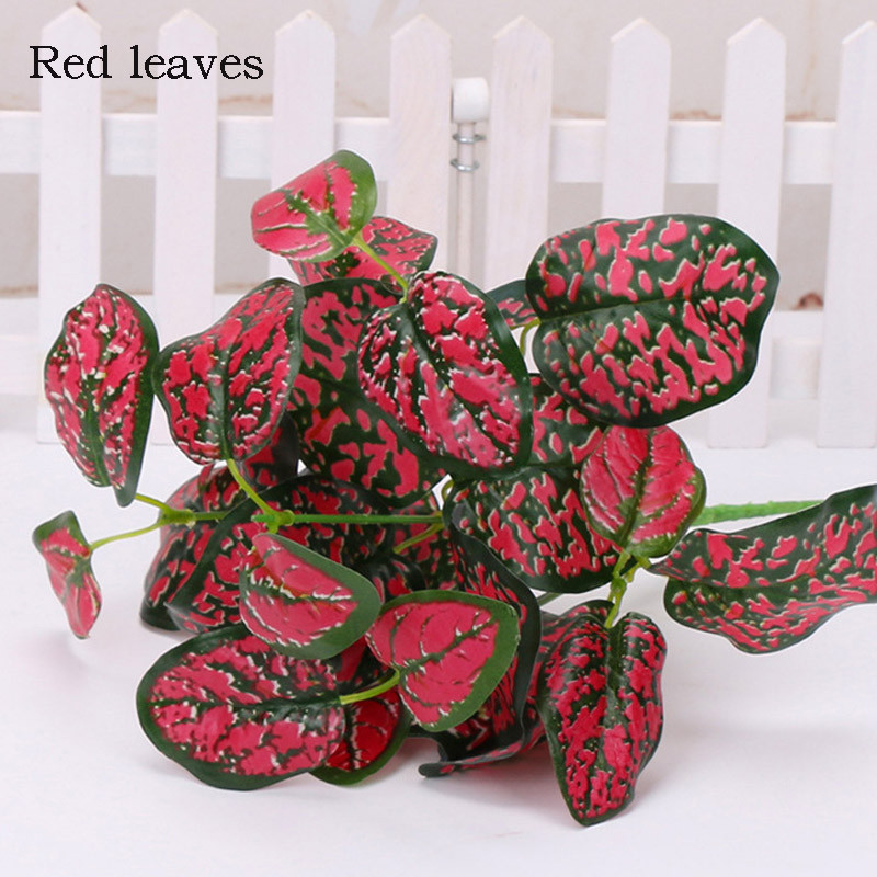 Planta artificiala din plastic arbore verde pentru decorarea nuntii de gradina frunze false false decor de Craciun