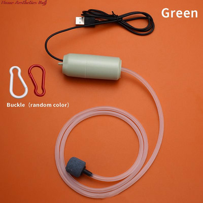 Φορητή αντλία αέρα οξυγόνου ενυδρείου Δεξαμενή ψαριών USB Αθόρυβος Αεροσυμπιεστής Αερωτής