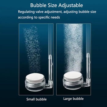1 бр. Въздушна помпа Пясъчен камък Аквариумна кислородна помпа Камък за свеж въздух Nano Bubble Bar Помпа за аератор на аквариума с вендуза