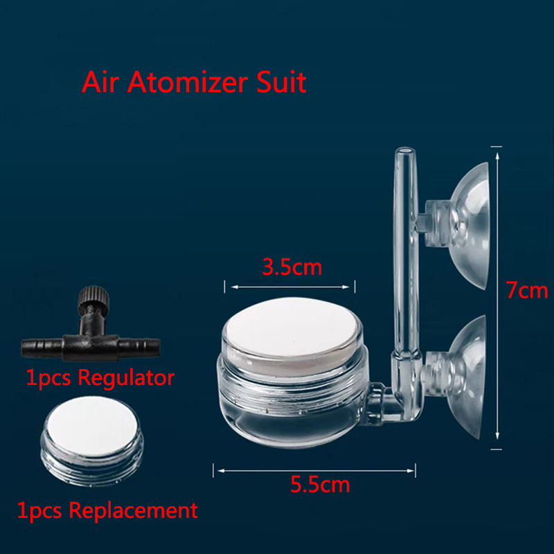 1Gb Gaisa sūknis Smilšu akmens akvārija skābekļa sūknis svaiga gaisa akmens nano burbulis stienis akvārija zivju tvertnes aeratora sūknis ar piesūcekni