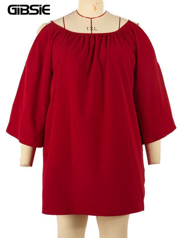 GIBSIE lielizmēra vienkrāsains O veida kakla izgriezums, kleita ar šķēlumiem piedurknēm sievietēm, 2023. gada vasara, jaunas brīvdienu korejiešu modes brīvdienas, brīvas minikleitas