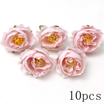 Lielapjoma rozā mākslīgo ziedu galva kāzu mājas dekorēšanai DIY viltus ziedi dekorēšanai Dzimšanas dienas ballītes Amatniecības vainaga dekorēšana