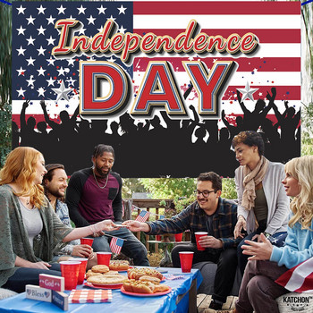 Нов плат за фон за Деня на независимостта на Америка 2023 Деня на независимостта Банер Фонова декорация Парти за деня на независимостта L5