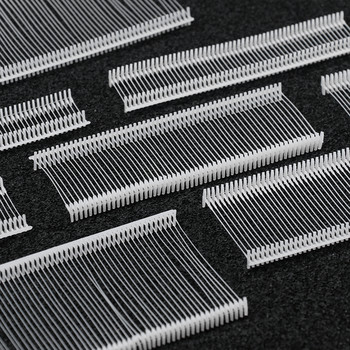 Apģērba standarta etiķešu stiprinājumi Piekares birku ierīces Biezas līmes adatas I-formas vairāku izmēru apģērbu etiķetes šūšanas piederumi