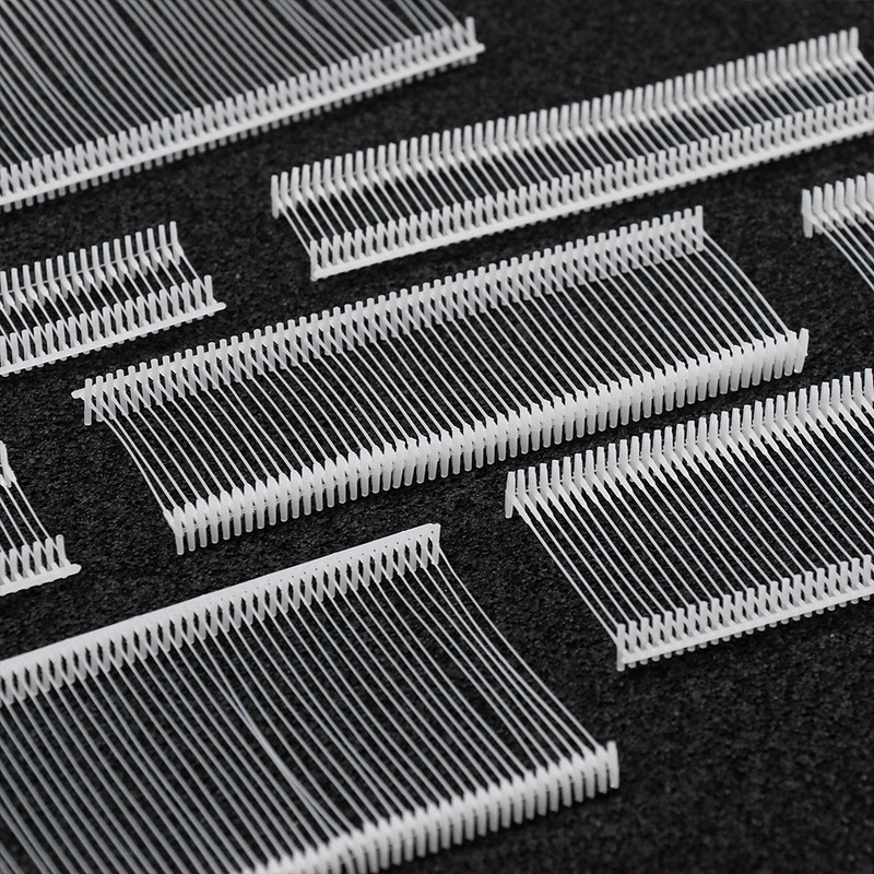 Apģērba standarta etiķešu stiprinājumi Piekares birku ierīces Biezas līmes adatas I-formas vairāku izmēru apģērbu etiķetes šūšanas piederumi