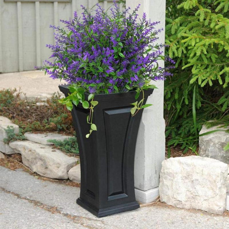 Művirágok Műanyag Levendulafű Esküvői Otthoni Kerti Váza dekorációhoz Diy fotózás kellékek beltéri bonsai hamis növény