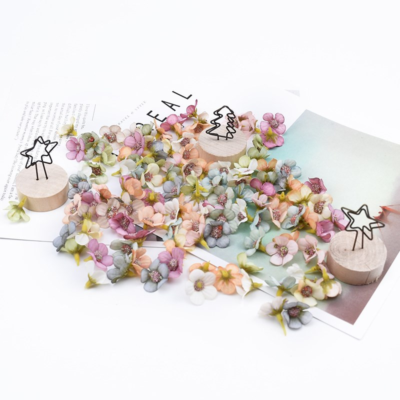 50 gabali, margrietiņas lafite viltoti ziedi, kas paredzēti albumam kāzu Dekoratīvie ziedi Dāvanas konfekšu kārbās Mākslīgie ziedi vairumtirdzniecība