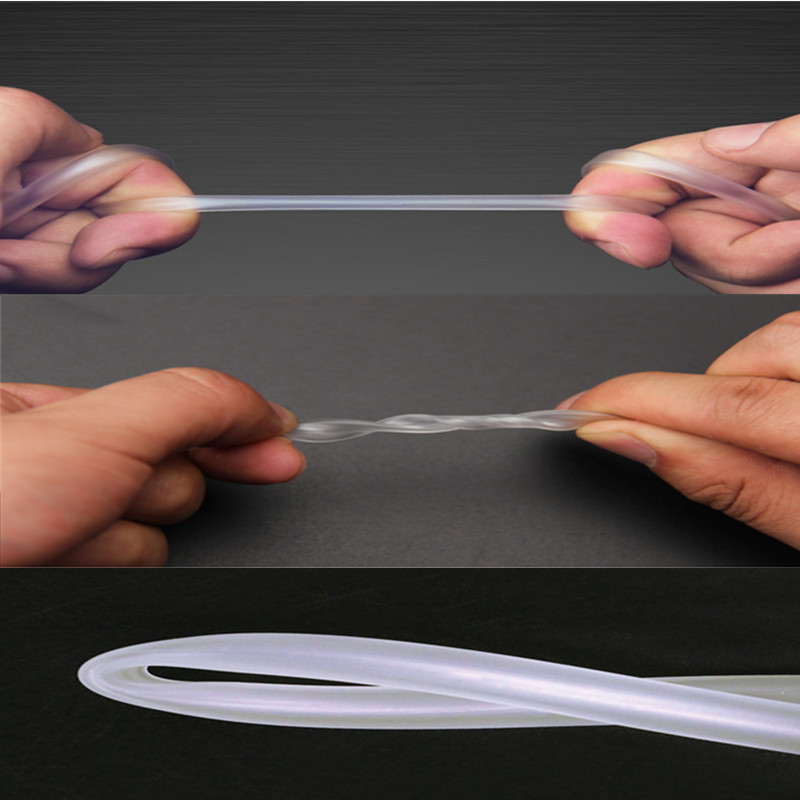 Akváriumi tartozékok 1 m/5 m/10 m oxigénszivattyú tömlő légbuborékos kővel dedikált 4*6 mm-es lágycsöves PVC rugalmas csöves akvárium kellékek