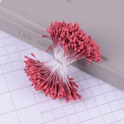 400 gab. pistoles mākslīgiem ziediem, dubultgalvas, izgatavotas ziedu putekšņlapiņas, rokdarbiem