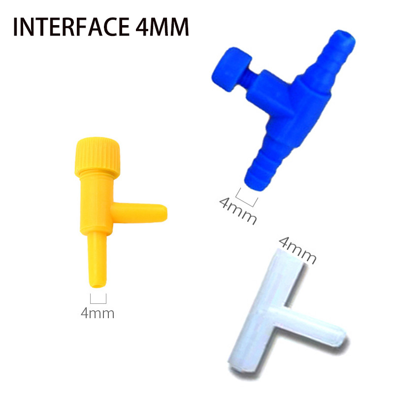 10 gab. Gaisa caurules plūsmas regulēšanas vārsti, akvārija multipleksors, regulējams savienojums 4/6mm CO2 gāzes vadam, skābekļa sūkņa piederumi