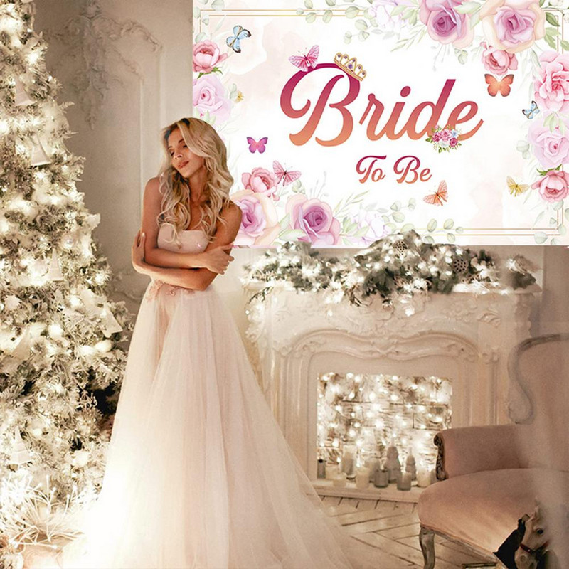 Kāzu reklāmkaroga ziedu apdruka Dekoratīva multfilmu ballītes rekvizīti Kāzu ballītes fona auduma ballītes priekšrocības