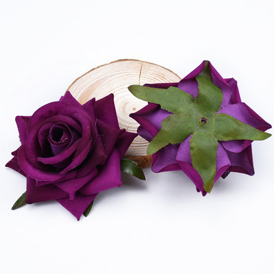 5/10 gab. Flaneļa rozes zīda ziedi sienu mākslīgie augi mājas kāzu dekorēšanai. Izgatavojiet līgavu, cepurīti, dekoratīvu puķupodu