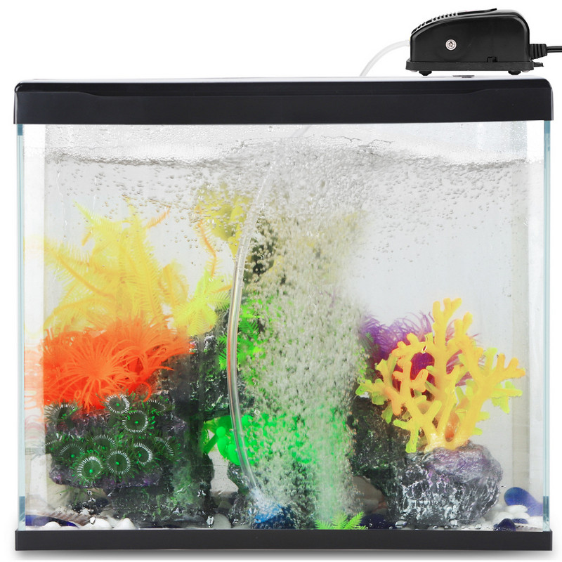 Resun žuvų rezervuaro mažas aeracijos siurblys deguonies siurblys RS-180 akvariumo deguonies siurblys Tylus žuvų aeracijos siurblys