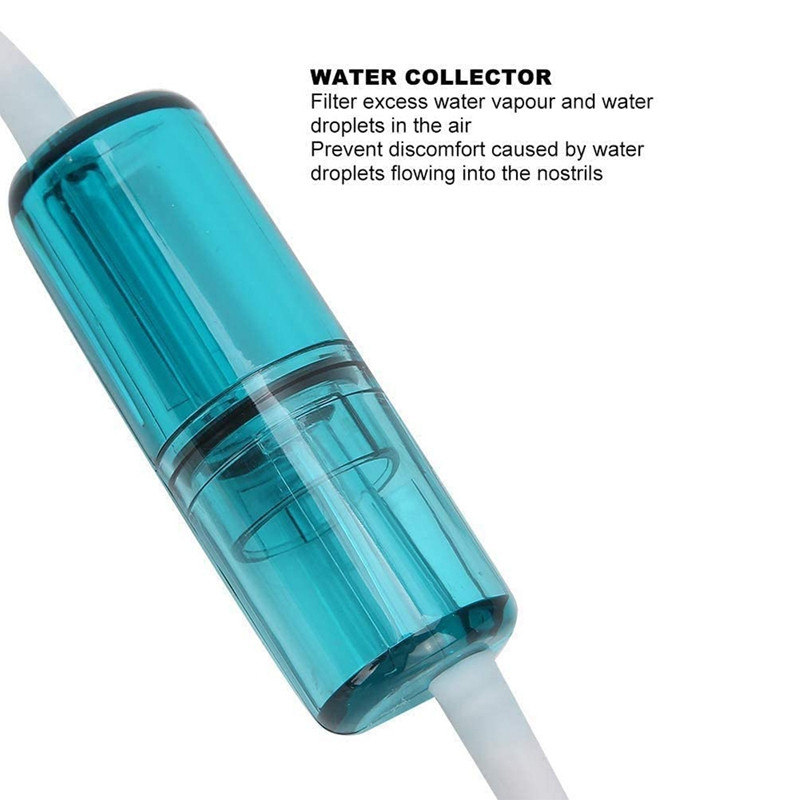 Tub de oxigen, realizat din material siliconic elastic, canulă de oxigen nazală, nu este ușor de deformat și de crăpat, ușor de utilizat și de curățat