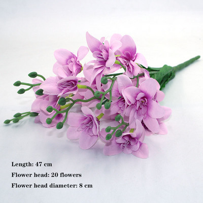 Lila 1db mindenféle gyönyörű mesterséges bazsarózsa rózsa gerbera százszorszép selyemvirág DIY házi kerti parti esküvői dekoráció hamisítvány