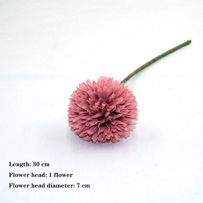 Lila 1db mindenféle gyönyörű mesterséges bazsarózsa rózsa gerbera százszorszép selyemvirág DIY házi kerti parti esküvői dekoráció hamisítvány