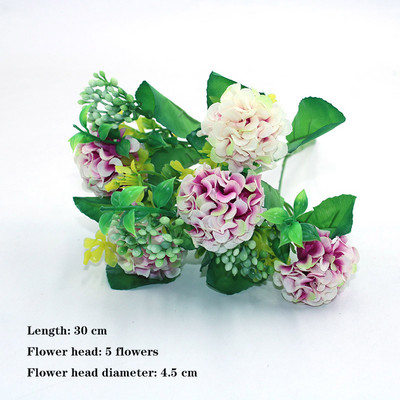 Lila 1db mindenféle gyönyörű mesterséges bazsarózsa rózsa gerbera százszorszép selyemvirág DIY házi kerti parti esküvői dekoráció hamisítvány