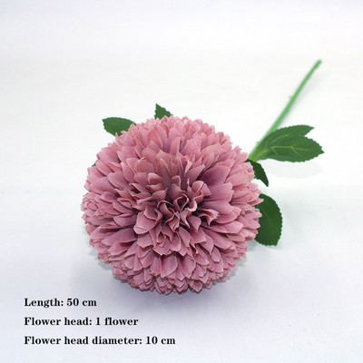 Lila 1db mindenféle gyönyörű mesterséges bazsarózsa rózsa gerbera százszorszép selyemvirág DIY házi kerti parti esküvői dekoráció hamisítvány