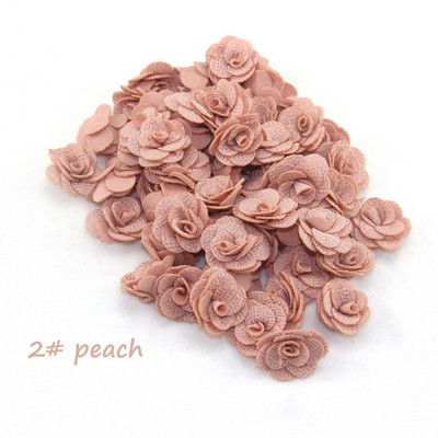 24gab lēts zieds Auduma mākslīgais zieds 2,5 cm 18 krāsas kāzu kleitu svētku dekorēšanai var sajaukt krāsas