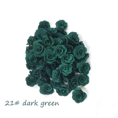 24gab lēts zieds Auduma mākslīgais zieds 2,5 cm 18 krāsas kāzu kleitu svētku dekorēšanai var sajaukt krāsas