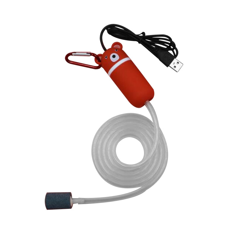 51BD pārnēsājams mini USB akvārija sūknis jaudīgs izslēgts enerģijas taupīšanas kompresors zivs tvertnē gaisa sūknim āra makšķerēšanai