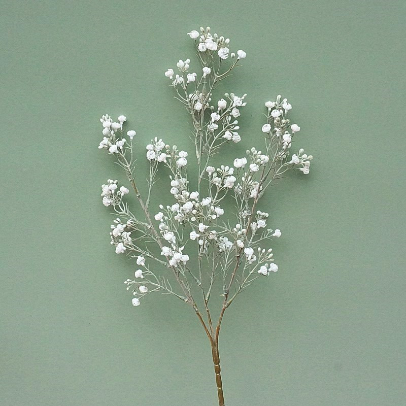 JAUNUMS Bagātīgs bērnu elpas zars plastmasa Mākslīgie ziedi Sākums Kāzu dārza dekorēšana āra flores fleur artificielle