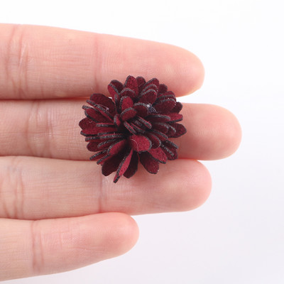 10 db sifon organza rózsa virág Szövet virág Patch kézzel készített barkács kézműves gyerek hajtű dekoráció ruha kiegészítők