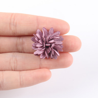 10 db sifon organza rózsa virág Szövet virág Patch kézzel készített barkács kézműves gyerek hajtű dekoráció ruha kiegészítők