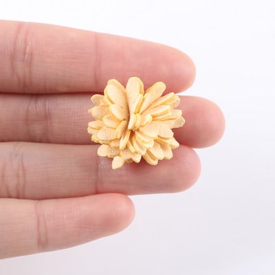 10 db sifon organza rózsa virág Szövet virág Patch kézzel készített barkács kézműves gyerek hajtű dekoráció ruha kiegészítők