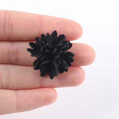 10 db sifon organza rózsa virág Szövet virág Patch kézzel készített barkács kézműves gyerek hajtű dekoráció ruha kiegészítők