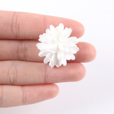 10 db sifon organza rózsa virág Szövet virág Patch kézzel készített barkács kézműves gyerek hajtű dekoráció ruha kiegészítők