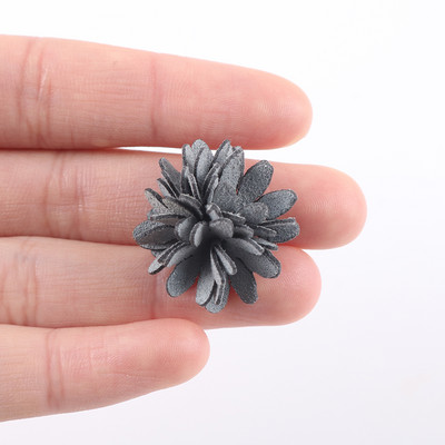 10 db sifon organza rózsa virág Szövet virág Patch kézzel készített barkács kézműves gyerek hajtű dekoráció ruha kiegészítők