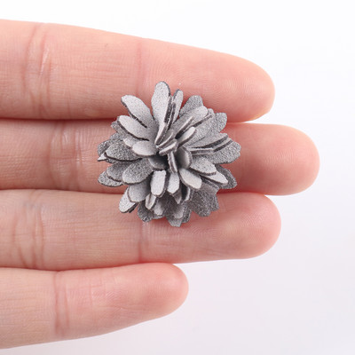 10 db sifon organza rózsa virág Szövet virág Patch kézzel készített barkács kézműves gyerek hajtű dekoráció ruha kiegészítők