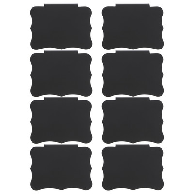 Fekete színű címkék klip kijelzőtartó címke Palatábla Címke Tárolótábla Kosártartó Rekeszek Állvány Szemetestartó Rack kamratartók Reklám