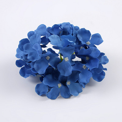 10 DB/tétel Színes hortenzia virágfej mesterséges selyem barkács dekoratív otthoni parti esküvői boltív háttér fali dekoratív áramlás