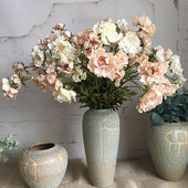 Gražus laukinis karštligė Pinnacle Dirbtinis šilkas Gėlės svetainei Dekoratyvinės flores dirbtinės namų dekoro