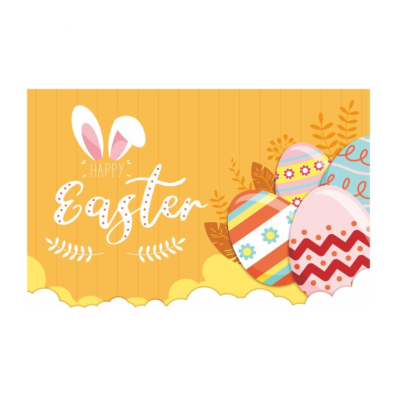 Ünnepi díszek húsvéti háttér Banner fotózás háttér húsvéti tojás nyuszi zászló Kerti parti dekoráció háttér
