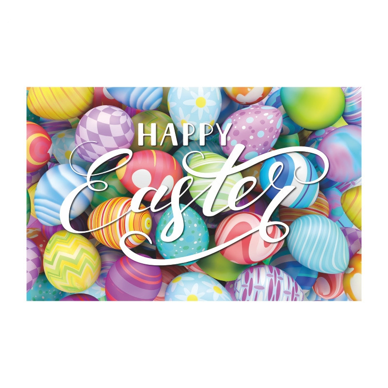 Ünnepi díszek húsvéti háttér Banner fotózás háttér húsvéti tojás nyuszi zászló Kerti parti dekoráció háttér