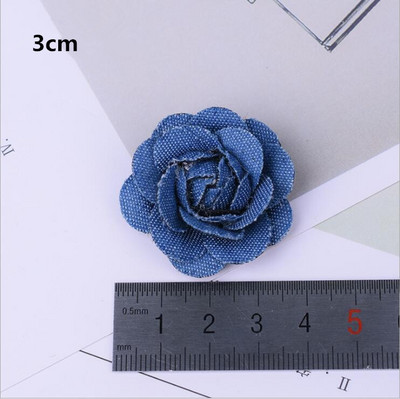 5 buc/lot țesătură din denim din Coreea, flori, accesorii pentru păr, haine, pălării, decorare pentru rochii, bricolaj, articole de artizanat