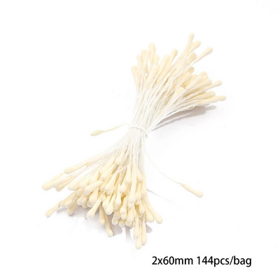 144 vnt Mini Pearl Gėlės kuokelių pumpurų puokštė Piestelės Vestuvių Papuošimas Iškarpų knyga „Pasidaryk pats“ amatų reikmenys Dirbtinės lapų gėlės