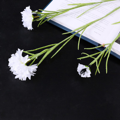 Šiaurės šalių stiliaus dirbtinės gėlės ilgos šakos žvaigždėtos rugiagėlės namų dekoracijos vestuvėms, namų biuro dirbtiniai augalai