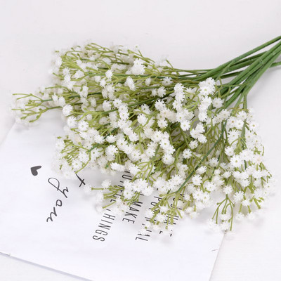 1db Multicolor Baby Breath művirágok Gypsophila műanyag virágok otthoni dekoráció barkácsolás esküvői parti dekoráció Artificia