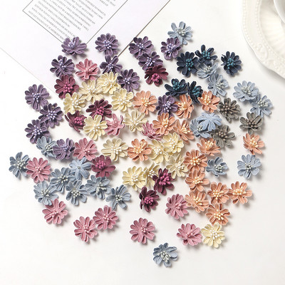 10/20/50 gab Mākslīgie ziedi Mazas margrietiņas Mājas dekorēšana Kāzu dekorēšana Viltus ziedi DIY Garland Kāzu amatniecībaRotaslietas