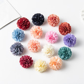 20GAB Mākslīgie ziedi Kāzu Scrapbooking Hortenzijas Dārza Arka Ziemassvētku rotājumi mājām Viltus augi Zīda neļķe