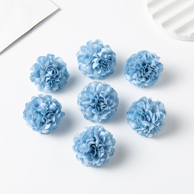 20GAB Mākslīgie ziedi Kāzu Scrapbooking Hortenzijas Dārza Arka Ziemassvētku rotājumi mājām Viltus augi Zīda neļķe