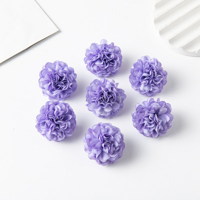 20GAB Mākslīgie ziedi Kāzu Scrapbooking Hortenzijas Dārza Arka Ziemassvētku rotājumi mājām Viltus augi Zīda neļķe