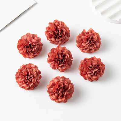 20GAB Mākslīgie ziedi Kāzu Scrapbooking Hortenzijas Dārza Arka Ziemassvētku rotājumi mājām Viltus augi Zīda neļķe