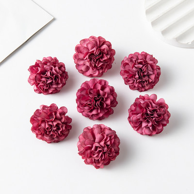 20GAB Mākslīgie ziedi Kāzu Scrapbooking Hortenzijas Dārza Arka Ziemassvētku rotājumi mājām Viltus augi Zīda neļķe